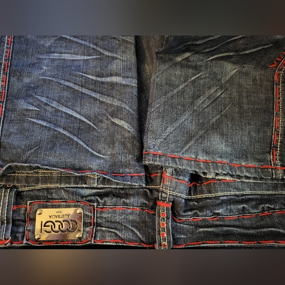 Womens Heavily Embellished Coogi Jeans sz 13/14 x 33.5 - Picture 3 of 15